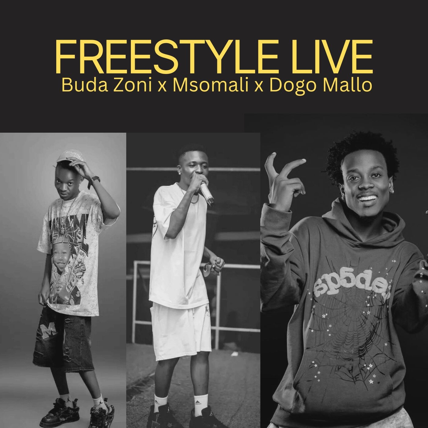 AUDIO | Buda Zoni ft Msomali x Dogo Mallo - Freestyle Live | Download Mp3 image-be4591f268cdddf6faa7cf34dc26ac47